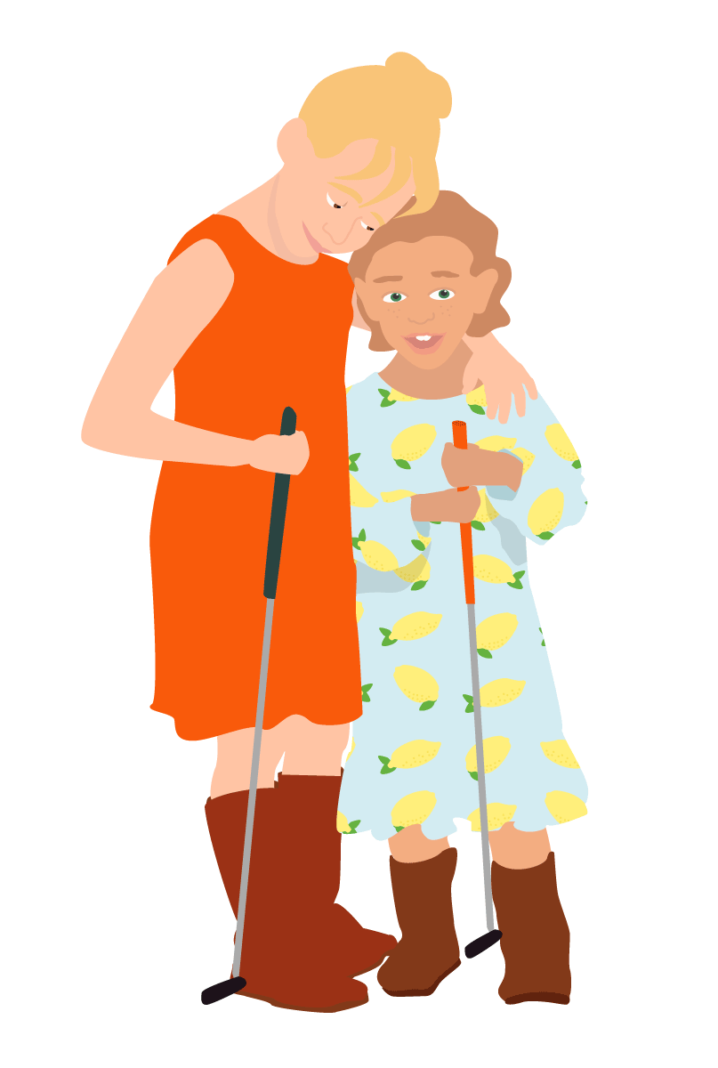 woman posing with golf club